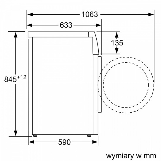 Pralka WAN2405BPL Serie4 para new