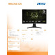 Monitor 23.6 cala MAG 245C X24 LED/FHD/Curved/240Hz/czarny