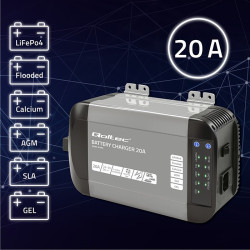 Inteligentna ładowarka Monolith do akumulatorów LiFePO4 AGM GEL  SLA | 20A | 24V 