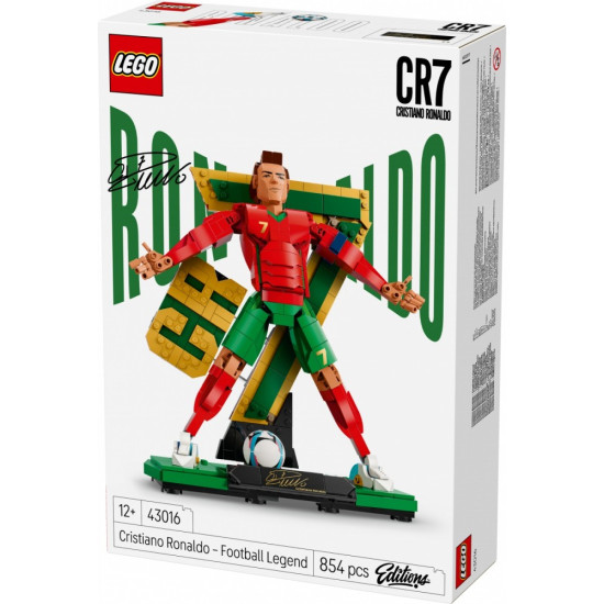 Klocki Editions 43016 Cristiano Ronaldo - piłkarska legenda