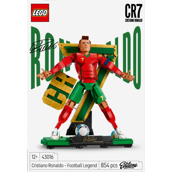 Klocki Editions 43016 Cristiano Ronaldo - piłkarska legenda