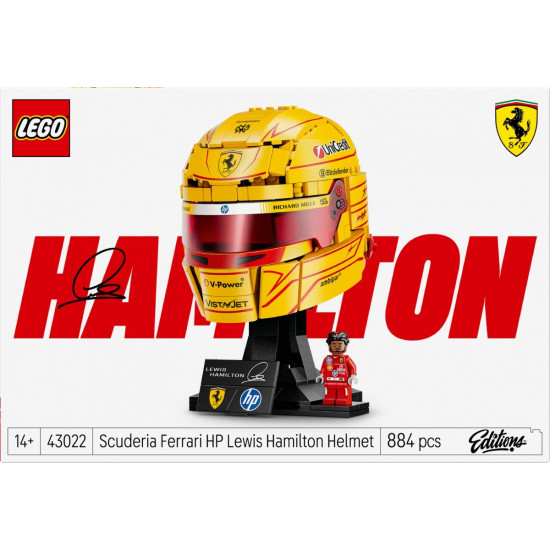 Klocki Editions 43022 Kask Lewis Hamilton Scuderia Ferrari HP