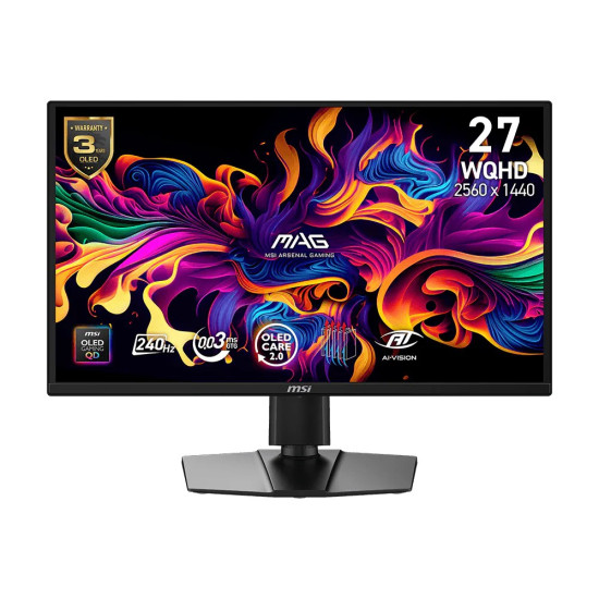 Monitor 26.5 cala MAG 272QP QD-OLED X24/FLAT/240Hz/czarny