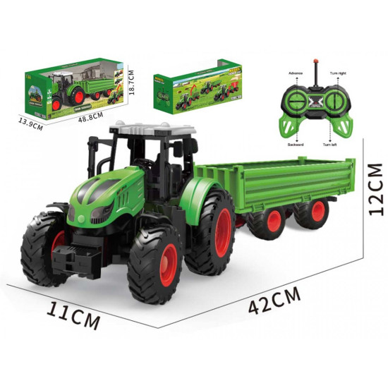 Traktor R/C z przyczepą 