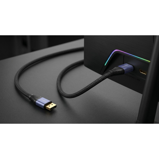 Kabel DisplayPort 2.1 1m CL-209