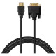 Kabel HDMI CL-212 19pin męski - DVI 18+1 męski 1,8m