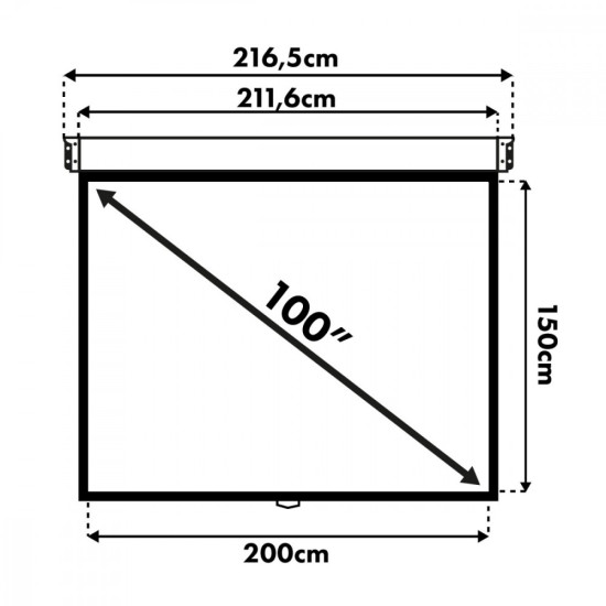 Ekran projekcyjny MC-594 100