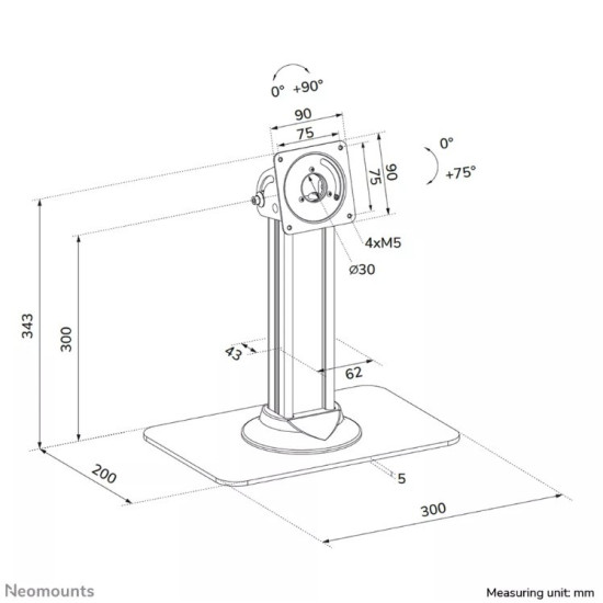 Podstawka do tabletu DS15-631BL1 