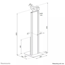 Podstawka podłogowa do tabletu FL15-628BL1 STAND TABLET 