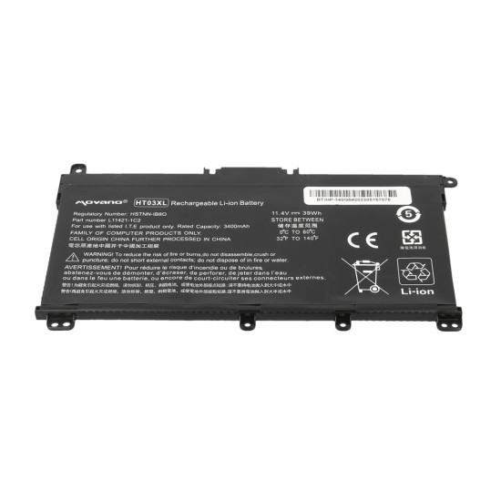 Bateria HT03XL do HP 240 250 255 256 G7 340 348 G5 - 3400 mAh (39 Wh)