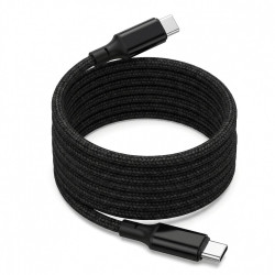 Kabel magnetyczny USB C-USB C 1m czarny