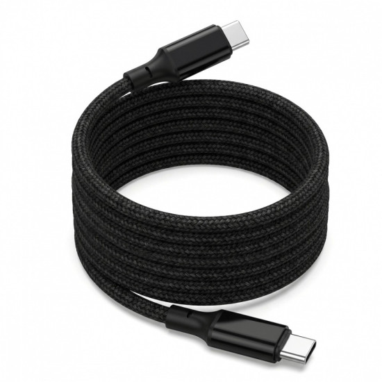 Kabel magnetyczny USB C-USB C 1m czarny