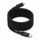 Kabel magnetyczny USB C-USB C 1m czarny