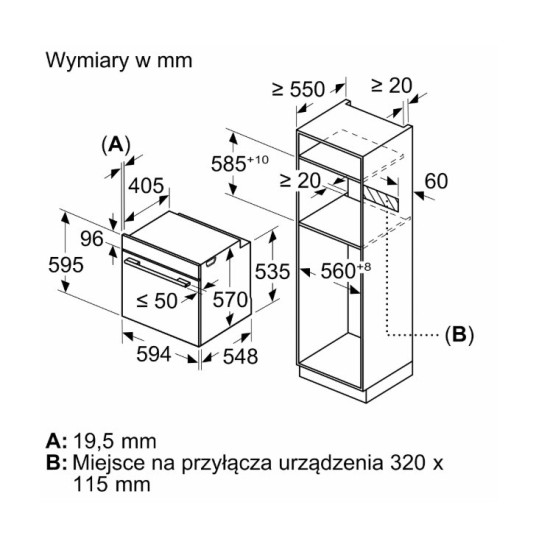 Piekarnik Serie 6 AirFry HBG578EB3