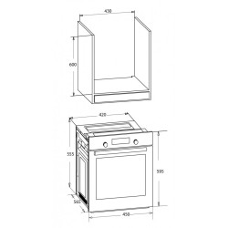 Piekarnik MPM-45-BO-22 45cm