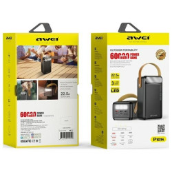 Powerbank P101K 22,5W 60000mAh czarny 