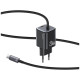 Ładowarka sieciowa JC Series CC261 20W GaN Fast Charger wbudowanykabel USB-C czarna 