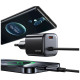 Ładowarka sieciowa JC Series CC261 20W GaN Fast Charger wbudowanykabel USB-C czarna 