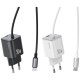 Ładowarka sieciowa JC Series CC264 30W GaN Fast Charge wbudowany kabel USB-C biała 