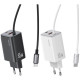 Ładowarka sieciowa JC Series CC266 65W GaN Fast Charger wbudowanykabel USB-C biała 