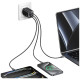 Ładowarka sieciowa JC Series CC266 65W GaN Fast Charger wbudowanykabel USB-C biała 