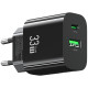 Ładowarka sieciowa T65 33W Fast Charging 1xUSB-C 1xUSB-A czarna 
