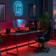 Biurko gamingowe z półką na monitor RS170 