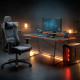 Biurko gamingowe z półką na monitor RS170 