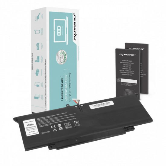 Bateria JHT2H do Dell Latitude 7410 2-in-1 7310 2-in-1 P33S P34S - 6400 mAh (49 Wh)