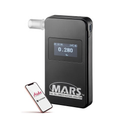Alkomat elektrochemiczny MARS Bluetooth czarny