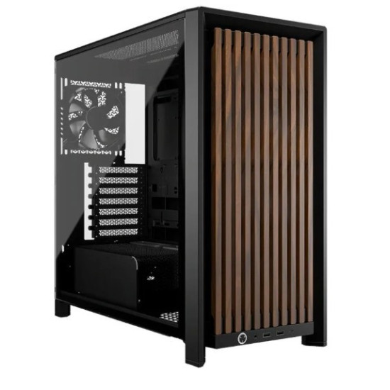 Obudowa FRAME 4000D RS Wood Mid-Tow Black/Walnut