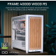Obudowa FRAME 4000D RS Wood Mid-Tower White/Oak