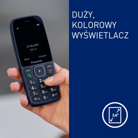 Telefon komórkowy KX-TF400EXC niebieski
