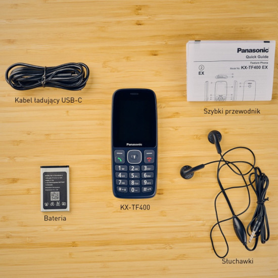Telefon komórkowy KX-TF400EXC niebieski
