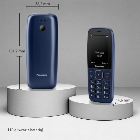 Telefon komórkowy KX-TF400EXC niebieski