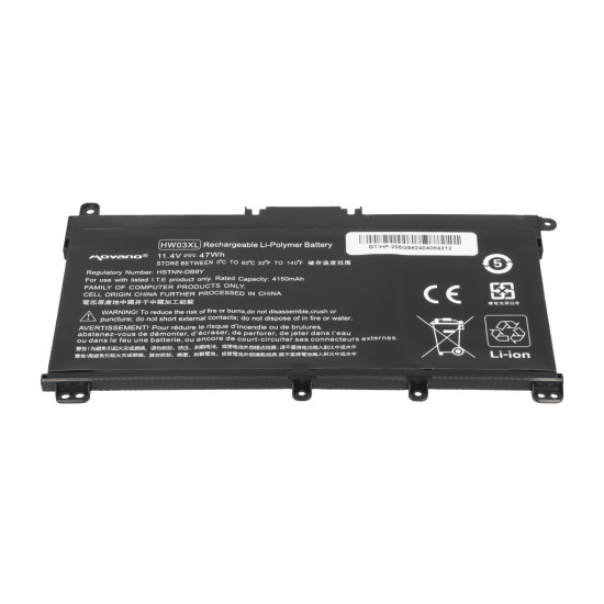 Bateria HW03XL do HP do 15-EG 15-EH 15T-EG 15Z-EH 17-CN 17-CP 17T-CN 17Z-EH - 4150 mAh (47 Wh)