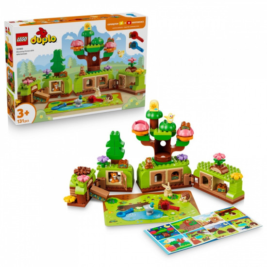 Klocki DUPLO 10480 Las odkrywców z dzikimi zwierzętami