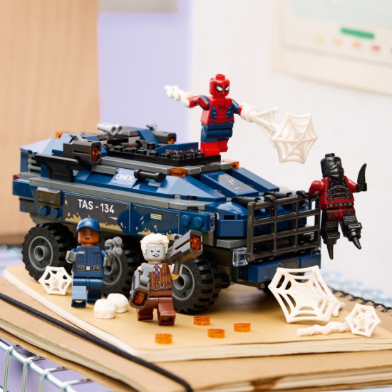 Klocki Marvel Super Heroes 76349 Pościg Spider-Mana za więźniarką