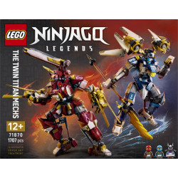 Klocki Ninjago 71870 Bliźniacze tytanowe mechy 