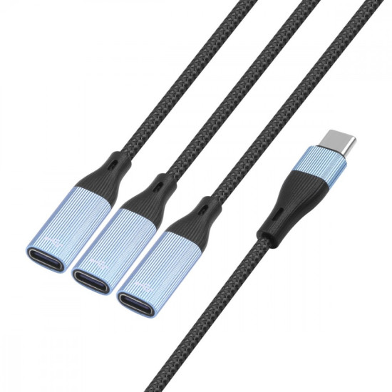 Kabel USB C splitter - 3x USB C 
