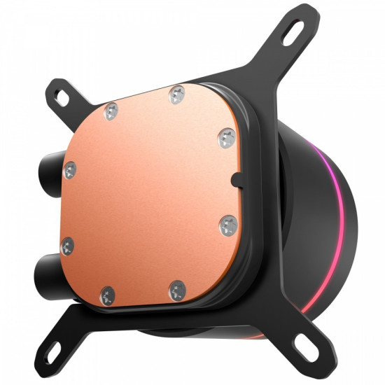 Chłodzenie wodne Kraken core 360 RGB czarne 
