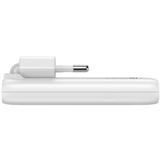 Ładowarka Fold n GO GaN 65W 2xUSB-C PD 3.0 PPS biała 