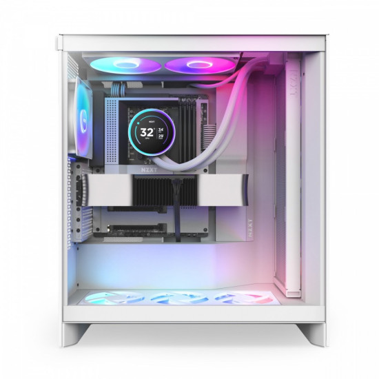 Chłodzenie wodne Kraken elite 420 RGB LCD białe 