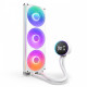 Chłodzenie wodne Kraken elite 420 RGB LCD białe 