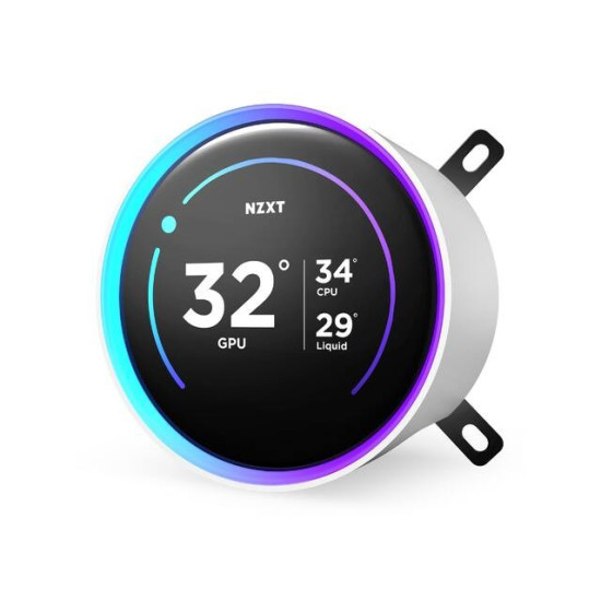 Chłodzenie wodne Kraken elite 360 RGB V2 LCD białe 