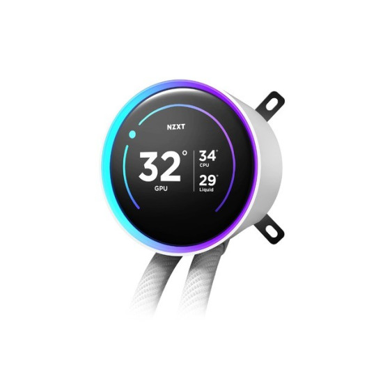 Chłodzenie wodne Kraken elite 360 RGB V2 LCD białe 
