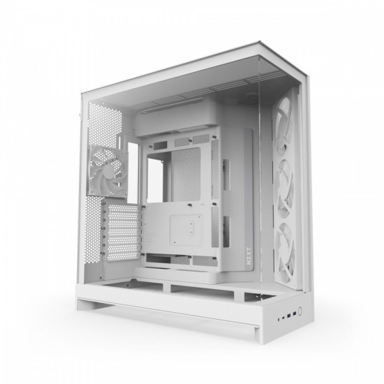 Obudowa H9 FLOW RGB Midi tower z oknem biała 