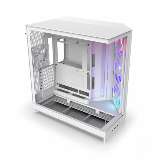Obudowa H9 FLOW RGB Midi tower z oknem biała 
