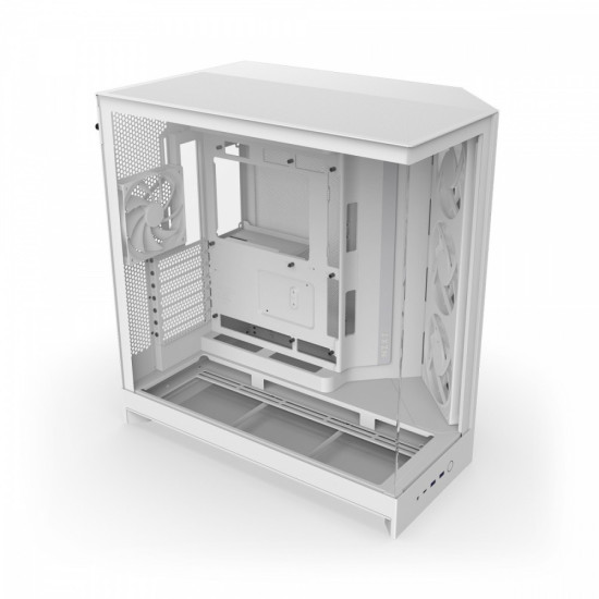Obudowa H9 FLOW RGB Midi tower z oknem biała 
