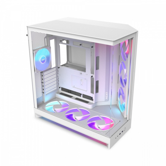 Obudowa H9 FLOW RGB+ Midi tower z oknem biała 